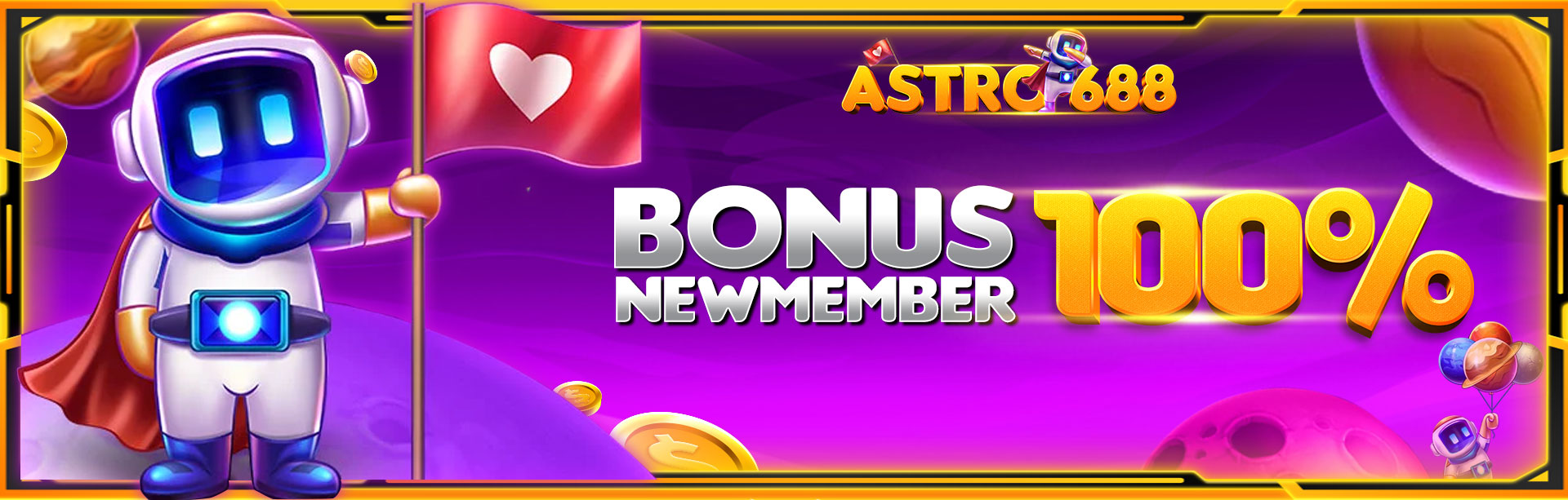 BONUS NEW MEMBER SLOT 100%